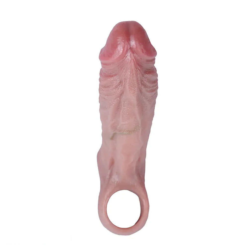 6.29in Realistic Silicone Soft Cock Sleeve Dildo For Female Masturbation