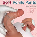 6.29in Soft Silicone Strap on Real Dildo Panty Sex Toy For G-Spot Love Toy