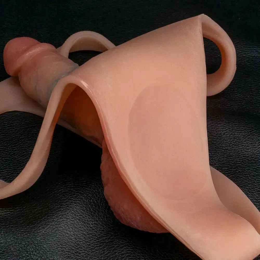 6.29in Soft Silicone Strap on Real Dildo Panty Sex Toy For G-Spot Love Toy