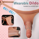 6.29in Soft Silicone Strap on Real Dildo Panty Sex Toy For G-Spot Love Toy
