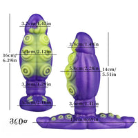 6.29in Tentacle Fantasy Creature Silicone Soft Dildo Female Vestibular Dilator