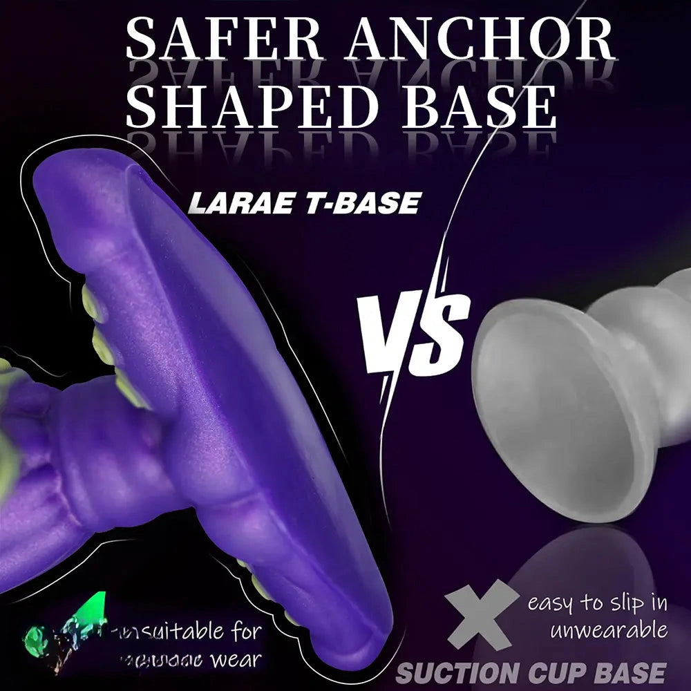 6.29in Tentacle Fantasy Creature Silicone Soft Dildo Female Vestibular Dilator