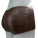 6.29in Wearable Silicone Ebony Solid Hollow Dildo Pants With Builtin Skeleton