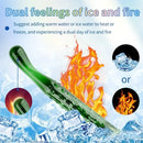 6.2in 7.5in 7.7in Multiple Colors Fruit Vegetable Crystal Glass Anal Plug Dildo