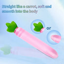6.2in 7.5in 7.7in Multiple Colors Fruit Vegetable Crystal Glass Anal Plug Dildo
