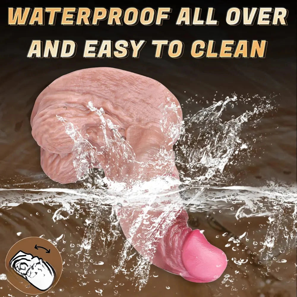 6.37in Double Density Silicone Soft Ejaculating Woman Skin Feel Dildo