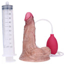 6.37in Double Density Silicone Soft Ejaculating Woman Skin Feel Dildo