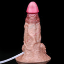 6.37in Double Density Silicone Soft Ejaculating Woman Skin Feel Dildo