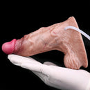 6.37in Double Density Silicone Soft Ejaculating Woman Skin Feel Dildo