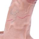 6.37in Real Feeling Strap on Penis Extender Cock Sleeve Dildo For Clit Sex