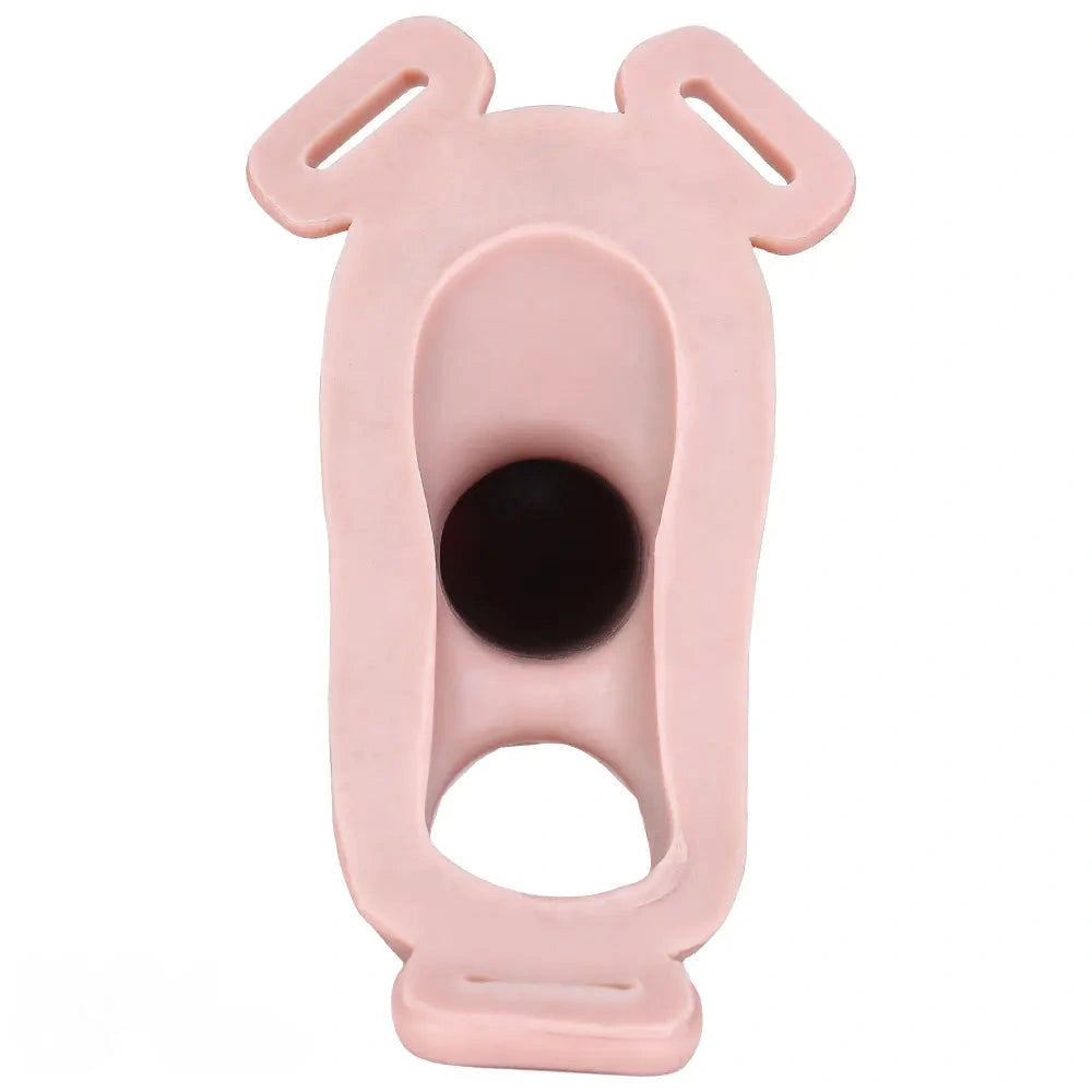 6.37in Real Feeling Strap on Penis Extender Cock Sleeve Dildo For Clit Sex