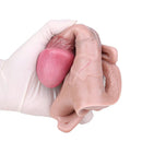 6.37in Real Feeling Strap on Penis Extender Cock Sleeve Dildo For Clit Sex