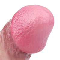 6.37in Real Feeling Strap on Penis Extender Cock Sleeve Dildo For Clit Sex