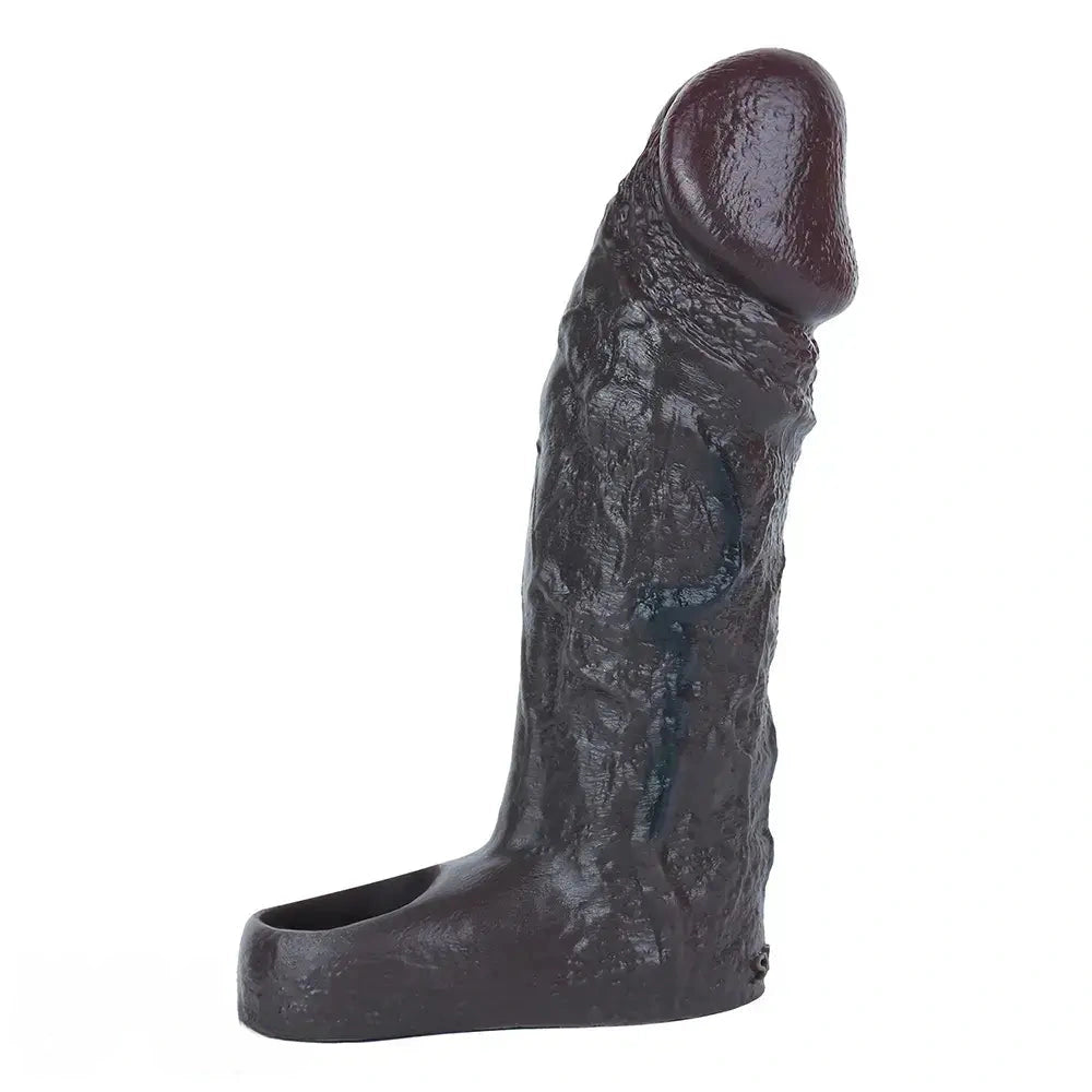 6.37in Skin-Tone Lifelike Skin Silicone Dildo Sleeve 18+ Adult Product