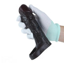 6.37in Skin-Tone Lifelike Skin Silicone Dildo Sleeve 18+ Adult Product