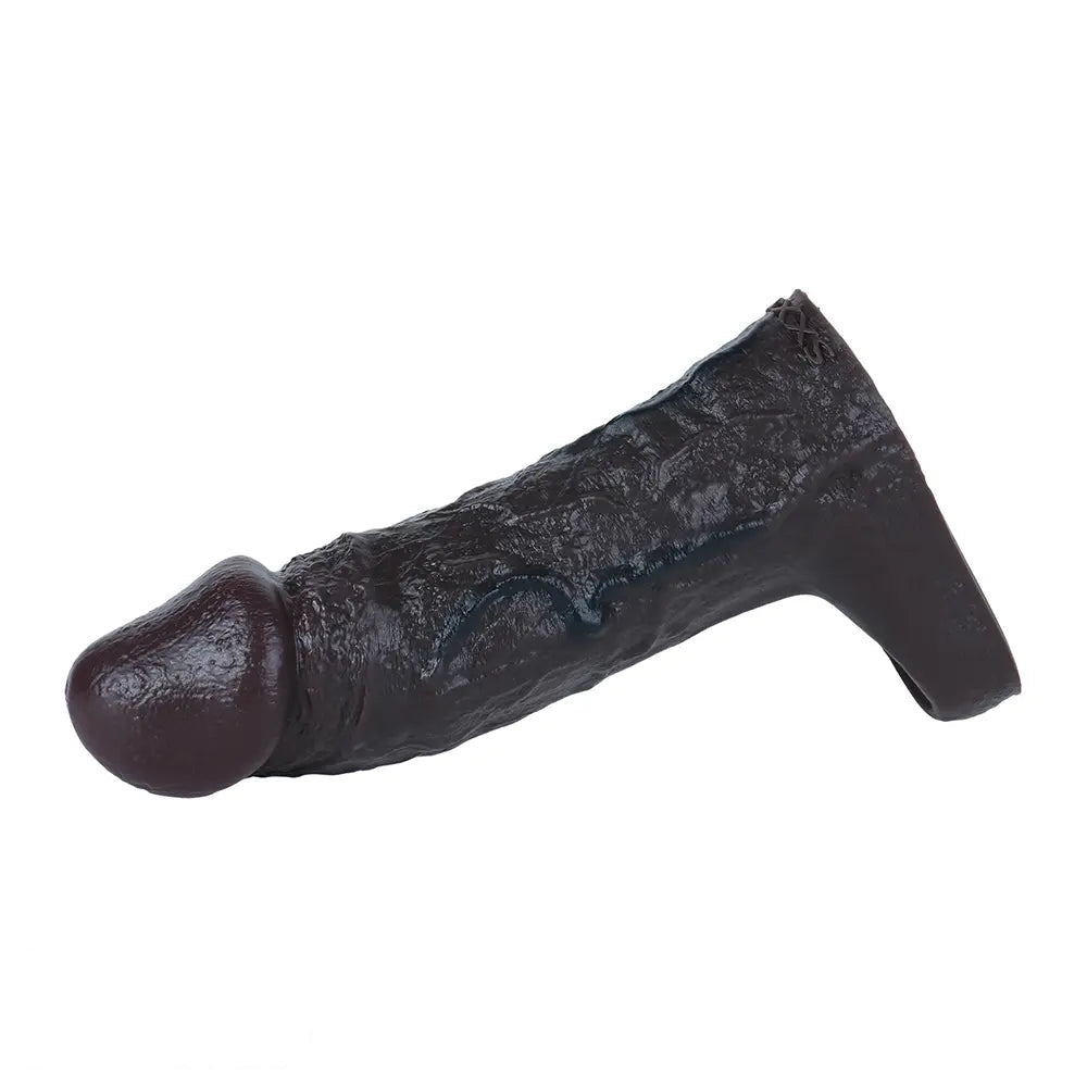 6.37in Skin-Tone Lifelike Skin Silicone Dildo Sleeve 18+ Adult Product