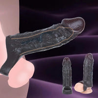 6.37in Skin-Tone Lifelike Skin Silicone Dildo Sleeve 18+ Adult Product