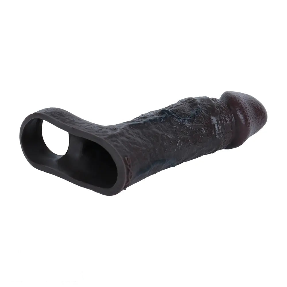 6.37in Skin-Tone Lifelike Skin Silicone Dildo Sleeve 18+ Adult Product