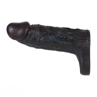 6.37in Skin-Tone Lifelike Skin Silicone Dildo Sleeve 18+ Adult Product