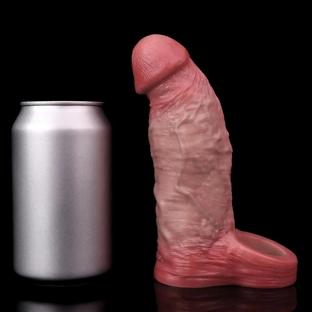 6.37in Vacuum Hollow Cock Sleeve Dildo For Lengthened Thickened
