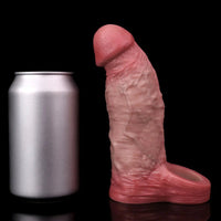 6.37in Vacuum Hollow Cock Sleeve Dildo For Lengthened Thickened