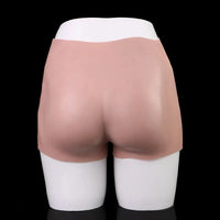 6.37in Wearable Silicone Cock Dildo Pants Real Skin with Hollow Cock Sleeve