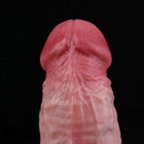 6.37in Wearable Silicone Cock Dildo Pants Real Skin with Hollow Cock Sleeve