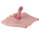 6.37in Wearable Silicone Cock Dildo Pants Real Skin with Hollow Cock Sleeve
