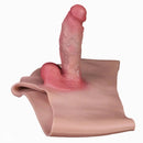 6.37in Wearable Silicone Dildo Pants Real Skin with Hollow Soft Cock Sleeve