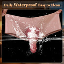 6.37in Wearable Silicone Dildo Pants Real Skin with Hollow Soft Cock Sleeve