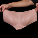 6.37in Wearable Silicone Dildo Pants Real Skin with Hollow Soft Cock Sleeve
