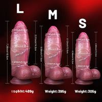 6.38in 6.69in 7.28in Silicone Soft Thick Dildo For Female Manual Masturbation