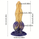 6.38in Liquid Silicone Soft Monster Dildo For Women Sex Pleasure