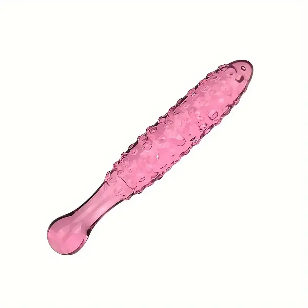 6.3in 6.69in 7.87in Crystal Glass Spiked Dildo Penis Self-Pleasure Toy