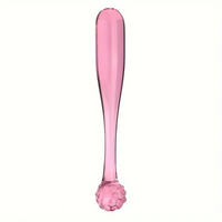 6.3in 6.69in 7.87in Crystal Glass Spiked Dildo Penis Self-Pleasure Toy