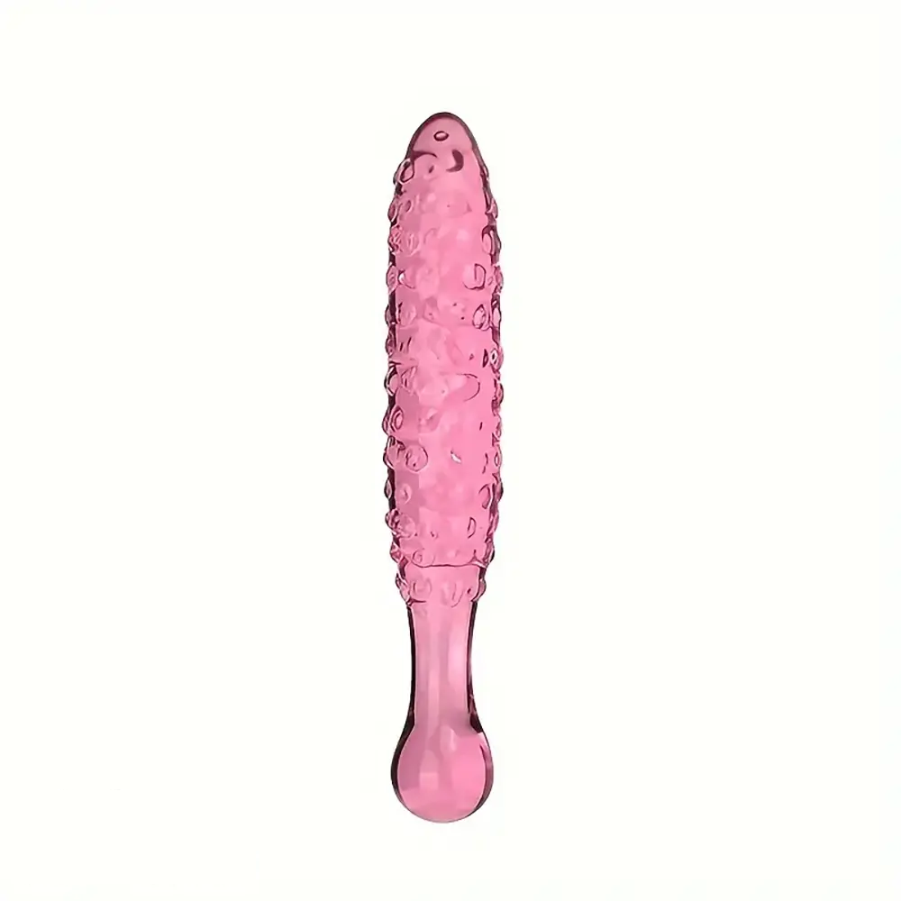 6.3in 6.69in 7.87in Crystal Glass Spiked Dildo Penis Self-Pleasure Toy