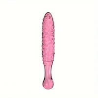 6.3in 6.69in 7.87in Crystal Glass Spiked Dildo Penis Self-Pleasure Toy