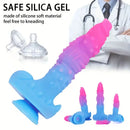 6.3in 7.08in 7.87in 9.05in 10.23in Silicone Fantasy Soft Dildo Sex Toy