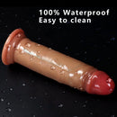 6.3in 7.08in 7.87in SML Real Uncut Dildo With Sliding Skin Sex Toy