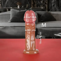 6.3in 7.08in 8.07in Big Glans Head Real Skin Feel G-Spot Stimulation Dildo
