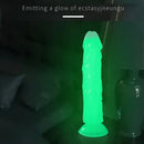 6.3in 7.09in 7.48in 8.27in 8.86in Luminous Real Dildo For Anus Vagina