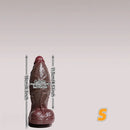 6.3in 7.09in 7.68in 10.24in 13in Big Silicone Ebony Dildo Adult Pleasure Tool