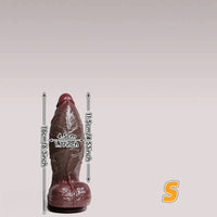 6.3in 7.09in 7.68in 10.24in 13in Big Silicone Ebony Dildo Adult Pleasure Tool