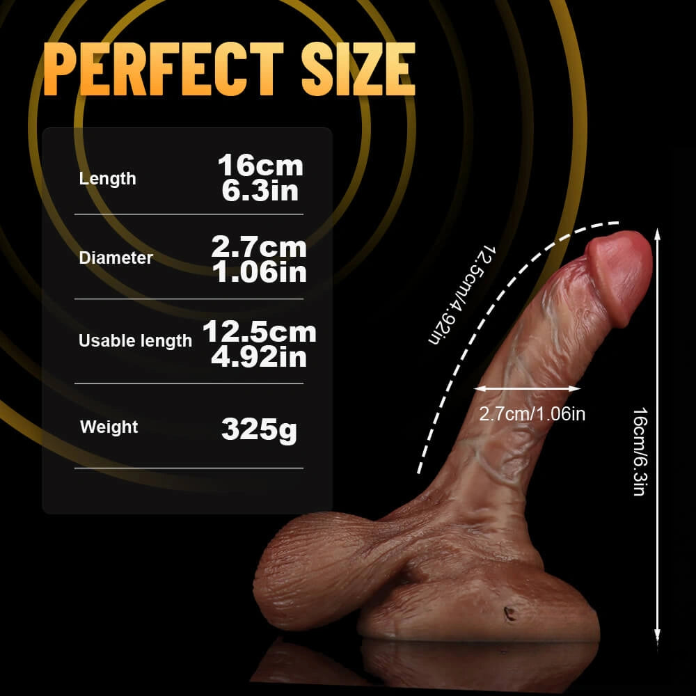 6.3in 7.09in Real Looking Dildo Sex Toy For Women Masturbator