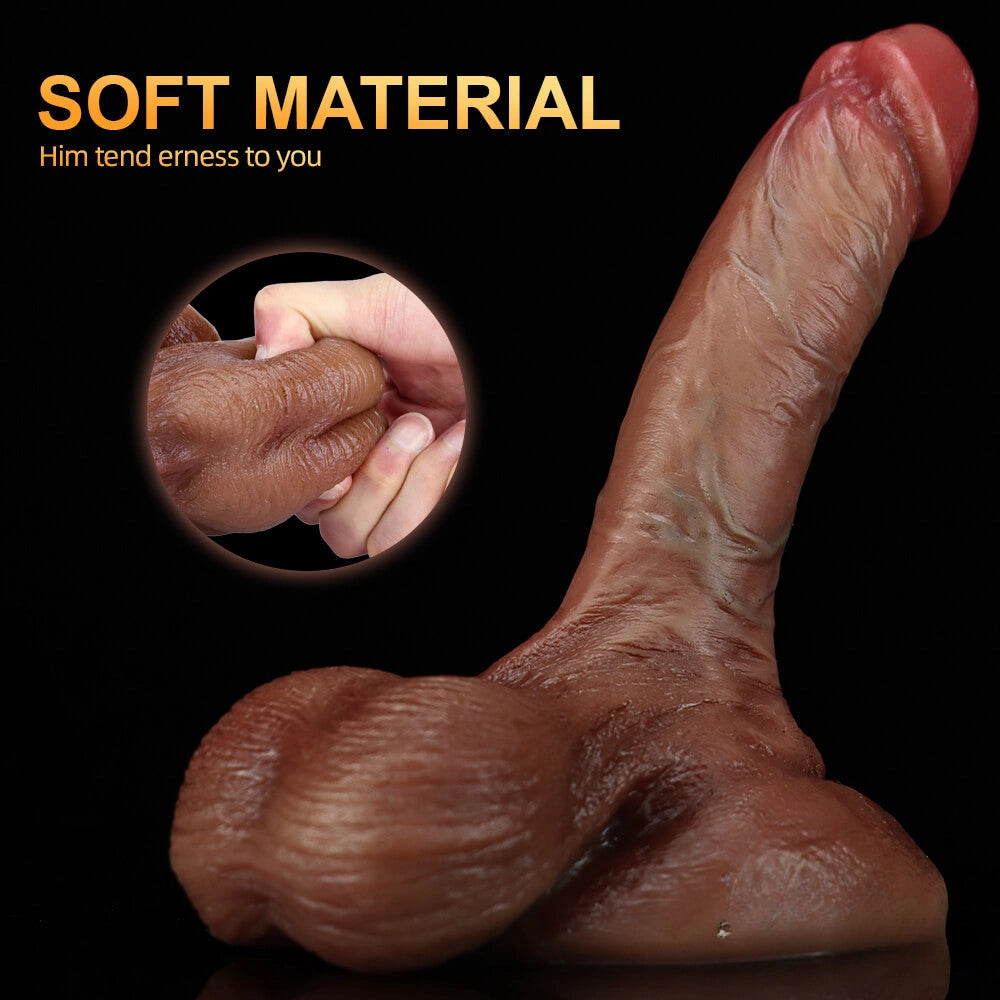 6.3in 7.09in Real Looking Dildo Sex Toy For Women Masturbator