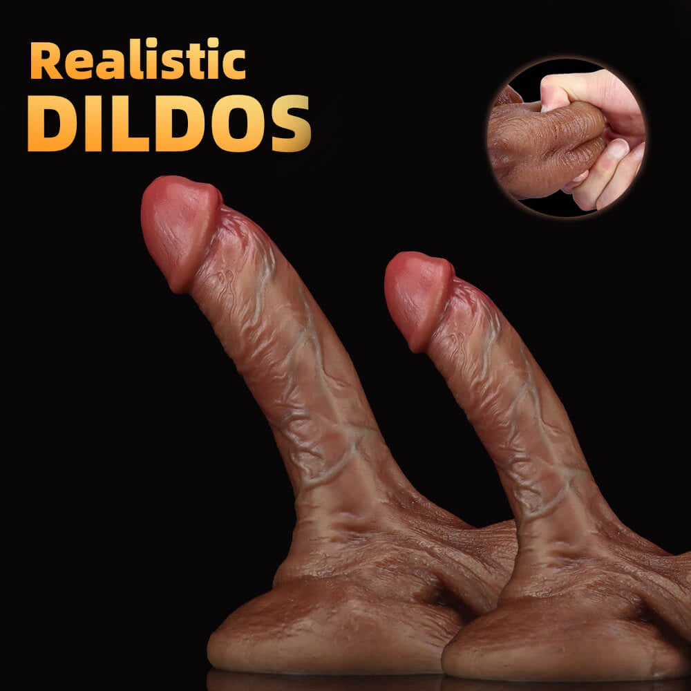 6.3in 7.09in Real Looking Dildo Sex Toy For Women Masturbator
