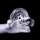 6.3in 7.28in 8.66in Realistic Clear Women Dildo With Suction Cup