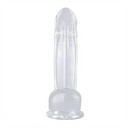 6.3in 7.28in 8.66in Realistic Clear Women Dildo With Suction Cup