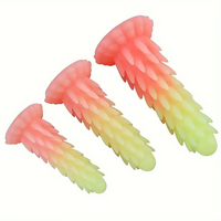 6.3in 7.48in 9.06in Colorful Luminous Hedgehog spiked Dildo For SM