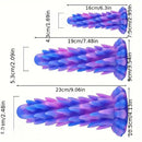 6.3in 7.48in 9.06in Colorful Luminous Hedgehog spiked Dildo For SM